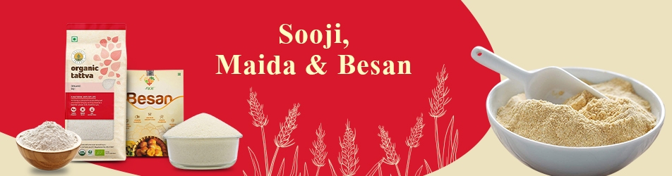 Sooji, Maida & Besan