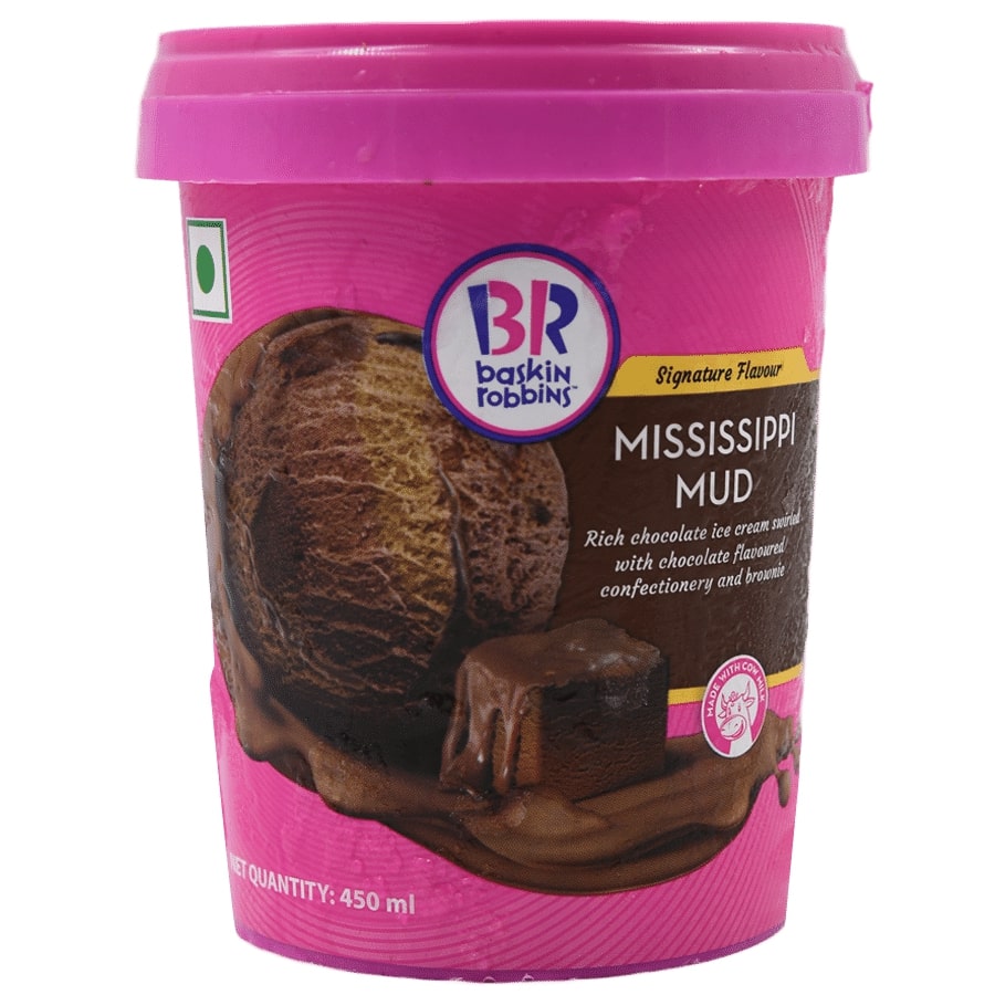 Baskin Robbins Mississippi Mud Divinez Ice Cream